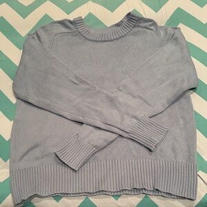 Banana Republic Women's Light Blue Sweater Size L